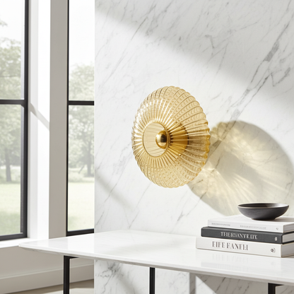 Lumivéra – Applique Murale en Verre Élégante pour une Lumière d’Ambiance