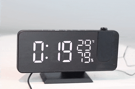 Astronatic - Réveil LED Projecteur Innovant avec USB
