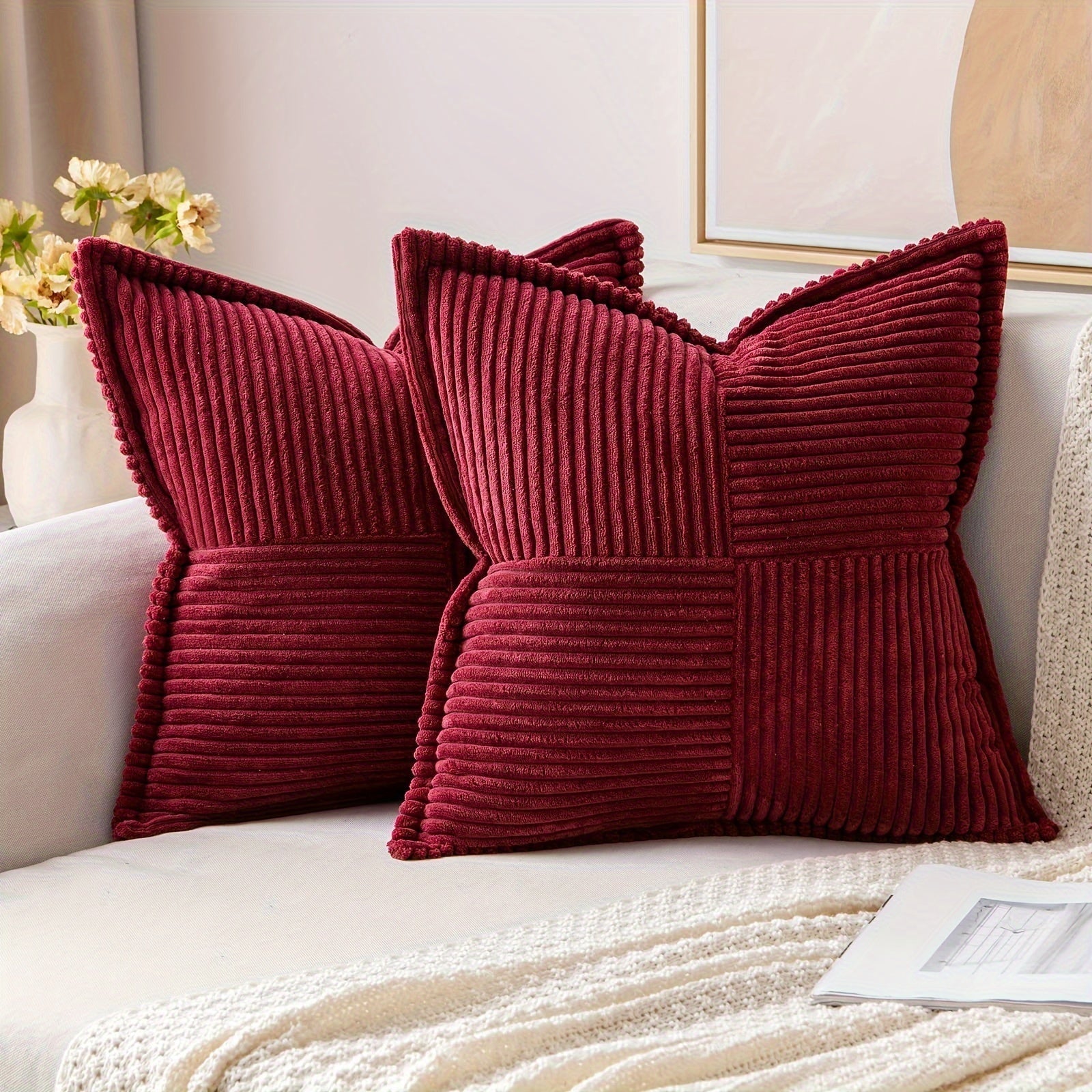CozyNest - Housse de Coussin Élégante pour Canapé et Chambre