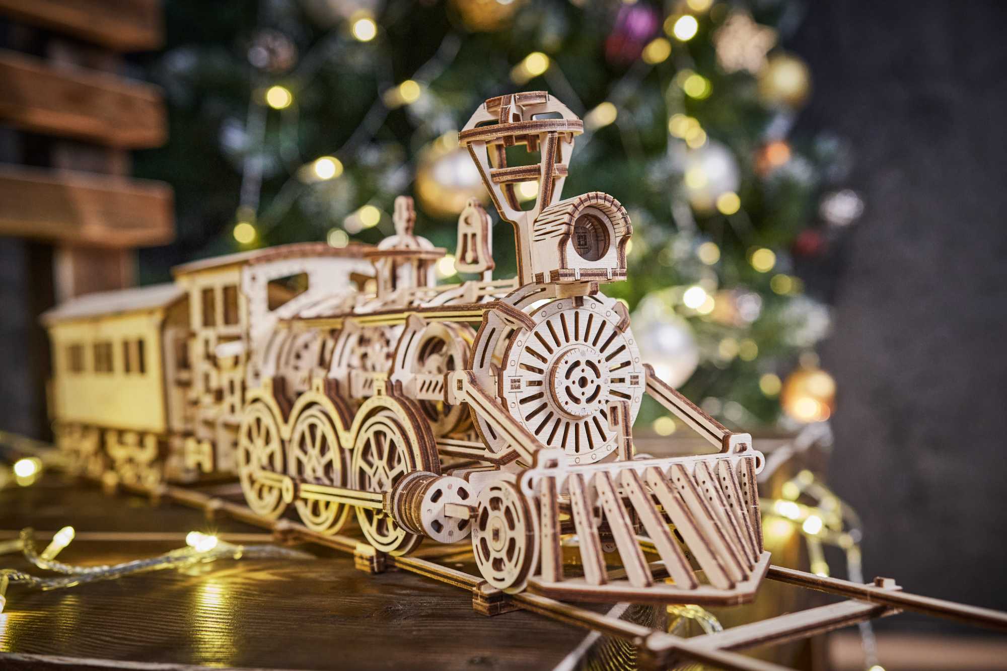 TrainCraft 3D Puzzle – Locomotive Historique avec Wagon
