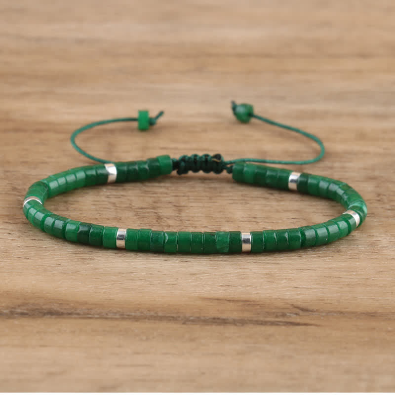 Seraphina - Bracelet tressé en pierres naturelles 2,4 mm