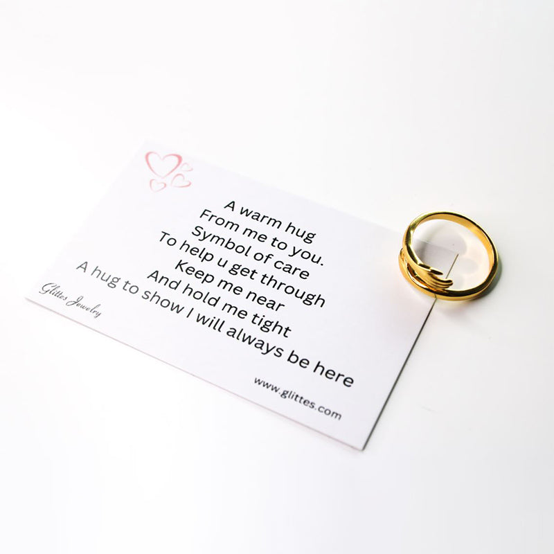 Embrace - Bague Étreinte Intemporelle et Décorative