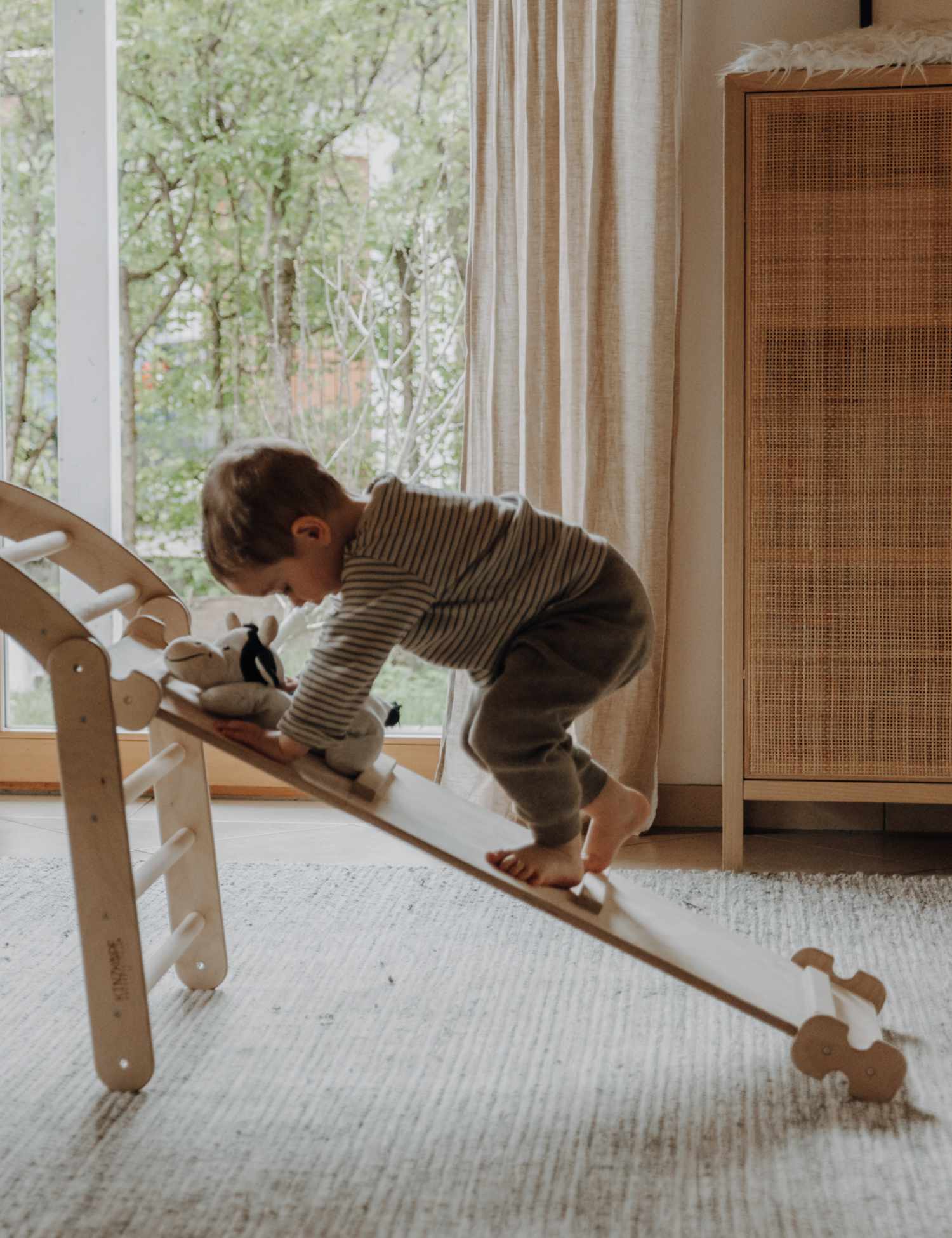 ClimbX Slide – Planche d'Escalade 100 cm pour Enfants