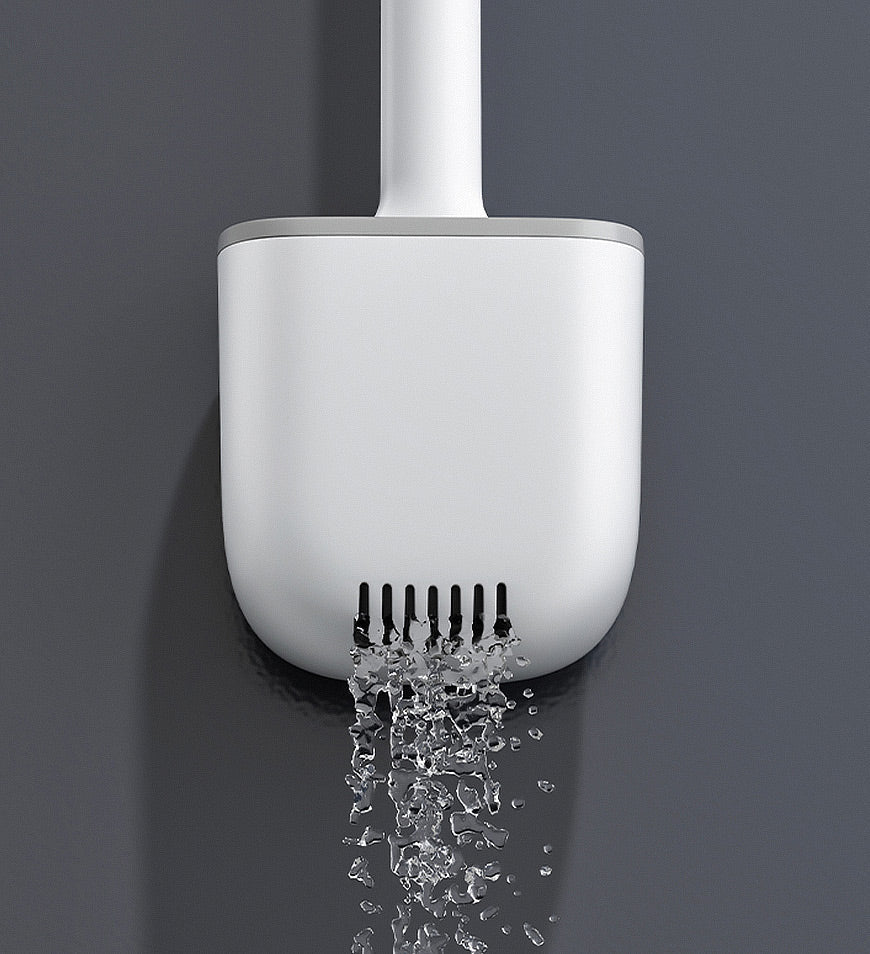SiliClean - Brosse WC murale antibactérienne en silicone