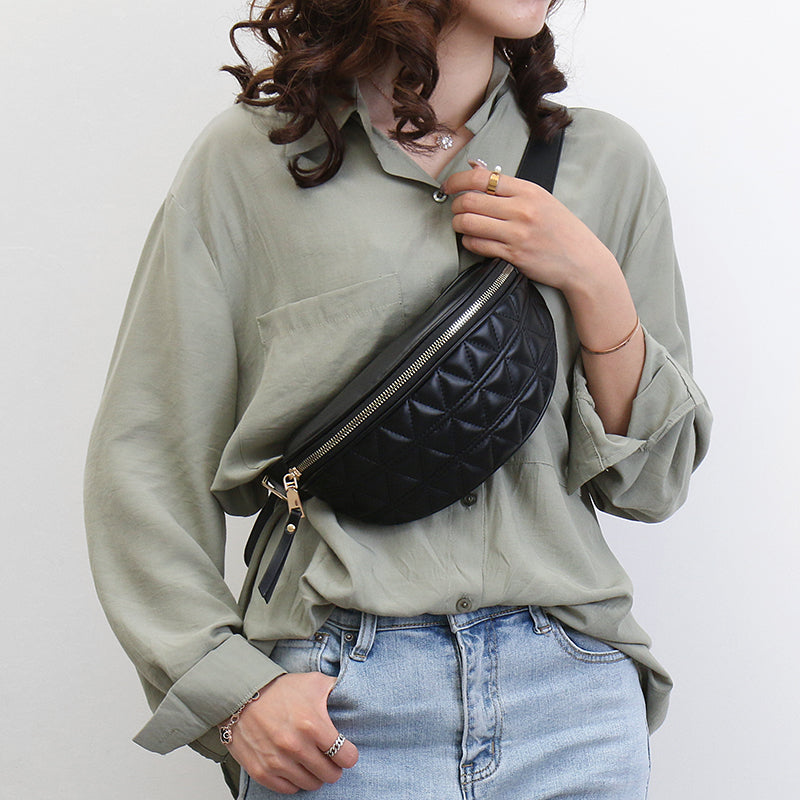 HazelBag - Sac Banane Tendance à Carreaux