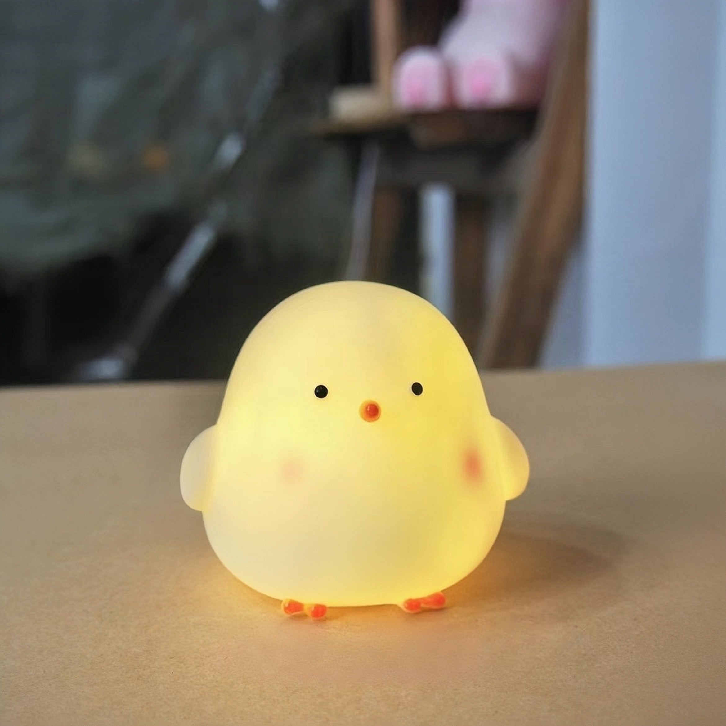 CharmingChicken - Veilleuse Poule Sans Fil pour une Ambiance Chaleureuse