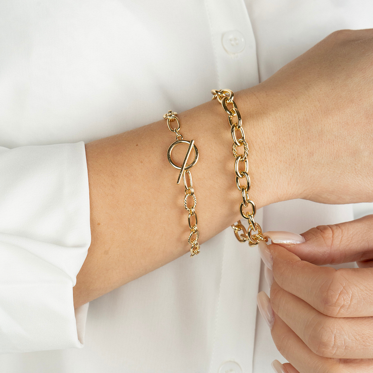 Elisander - Bracelet chaîne maillons classique chic