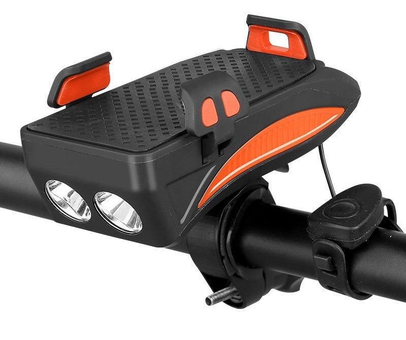 RideGuard - Support Téléphone Vélo 4-en-1 Powerbank