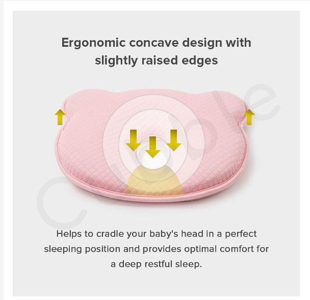 ErgoNest - Coussin Bébé Memory Foam