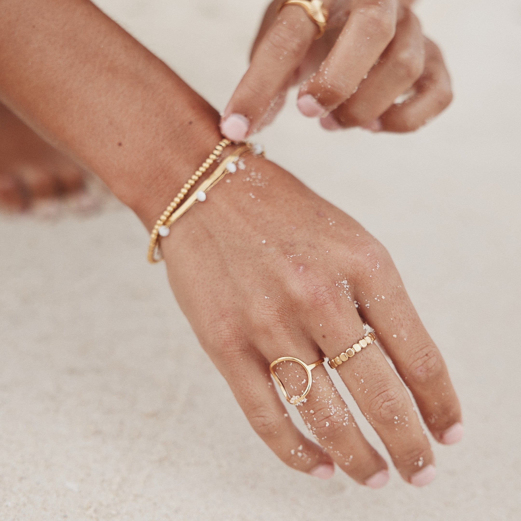 Elina - Bague perles élégante