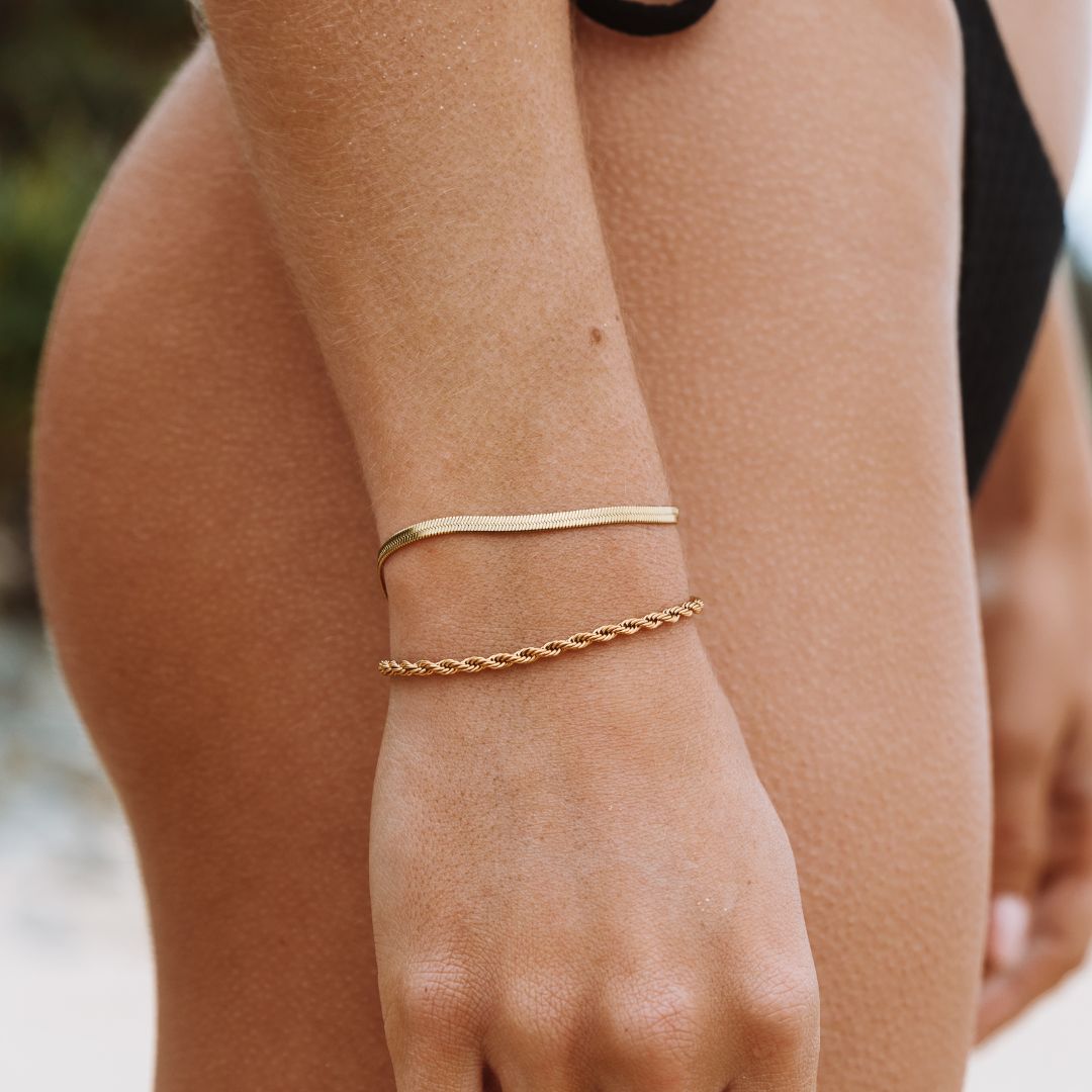 Lana - Bracelet chevron élégant