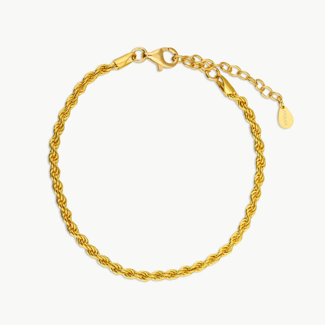 Sienna - Bracelet maille tordue élégant
