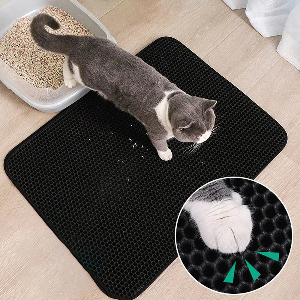 CatGuard Mat - Tapis Anti-Litière pour Chat EVA