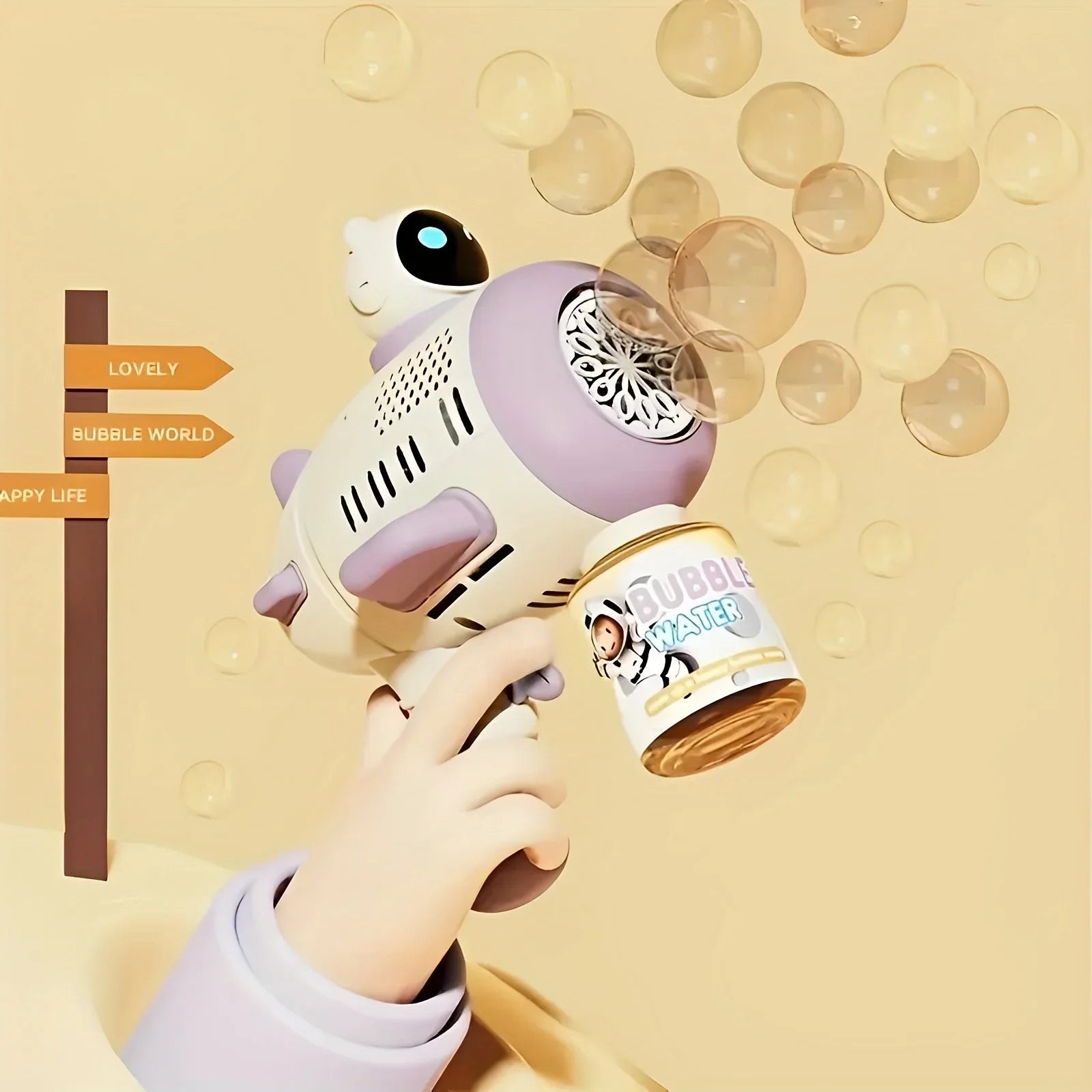 Spaceman Bubble Blaster - Pistolet à bulles innovant pour enfants