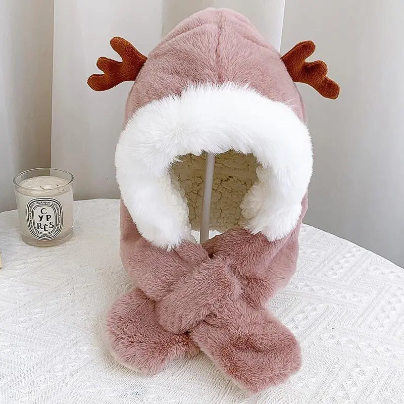 Mini Fashion - Bonnet et écharpe 2 en 1 pour enfants