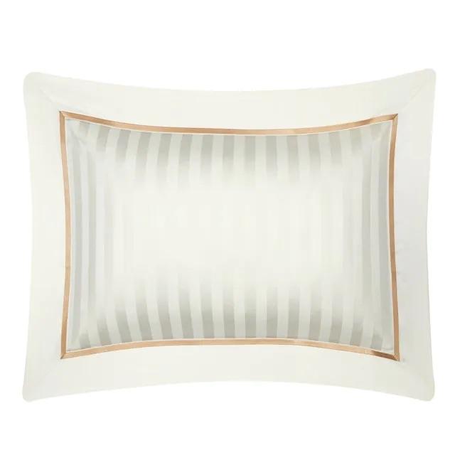 Serenity Cream - Parure de Housse de Couette de Luxe en Coton Égyptien