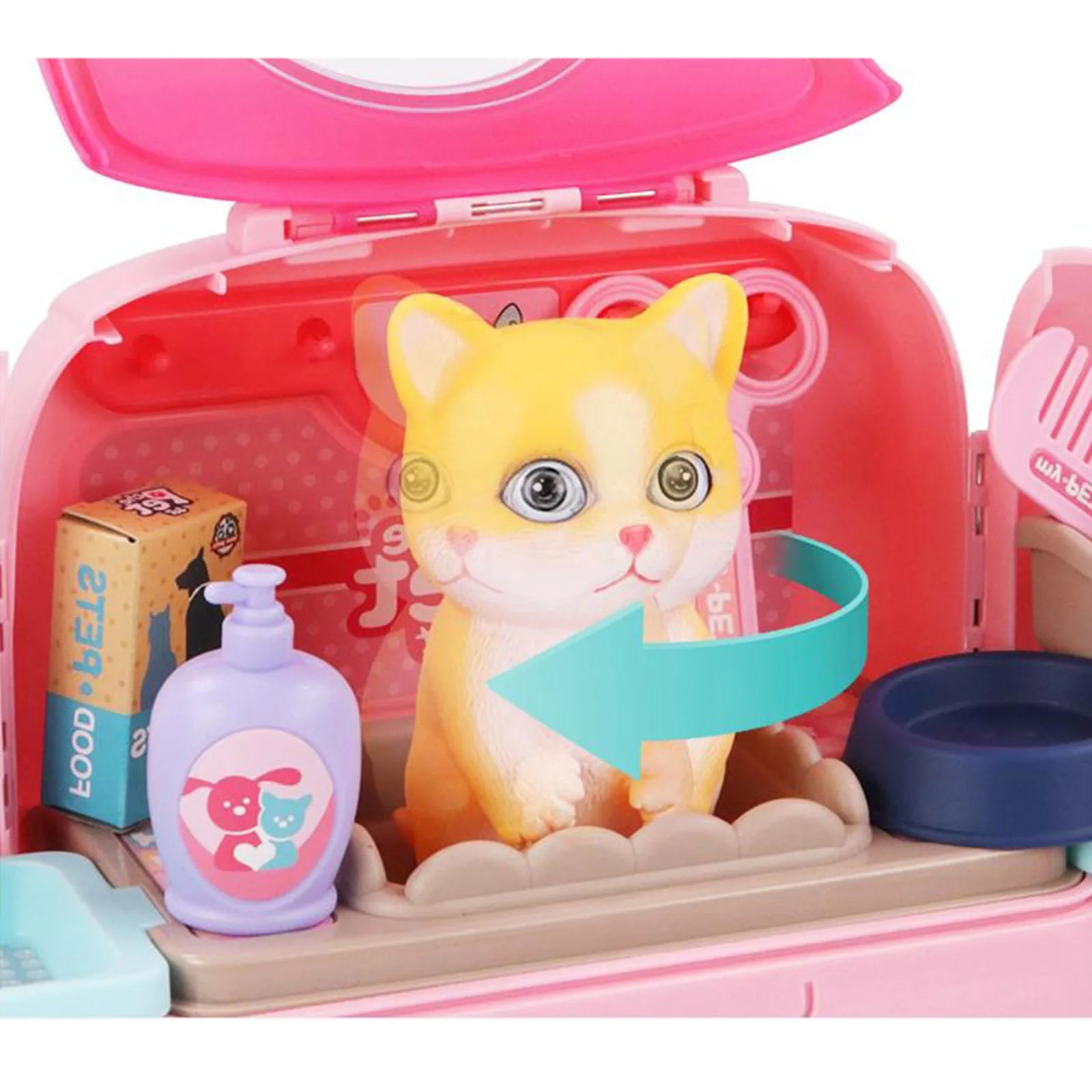Pet Paradise - Coffret de Toilettage Portable pour Enfants