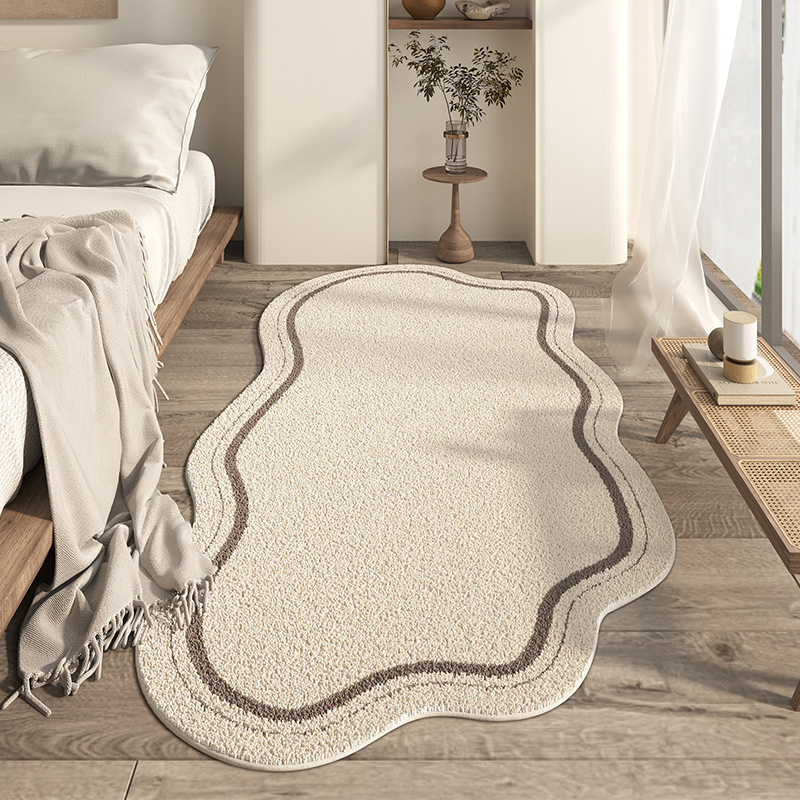 GolfGreens - Tapis Ondulé Monochrome pour un Intérieur Élégant
