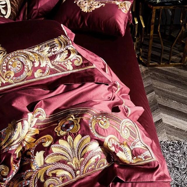 Golden Fier - Housse de couette de luxe en coton égyptien