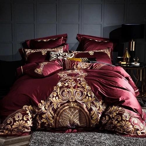 Golden Fier - Housse de couette de luxe en coton égyptien
