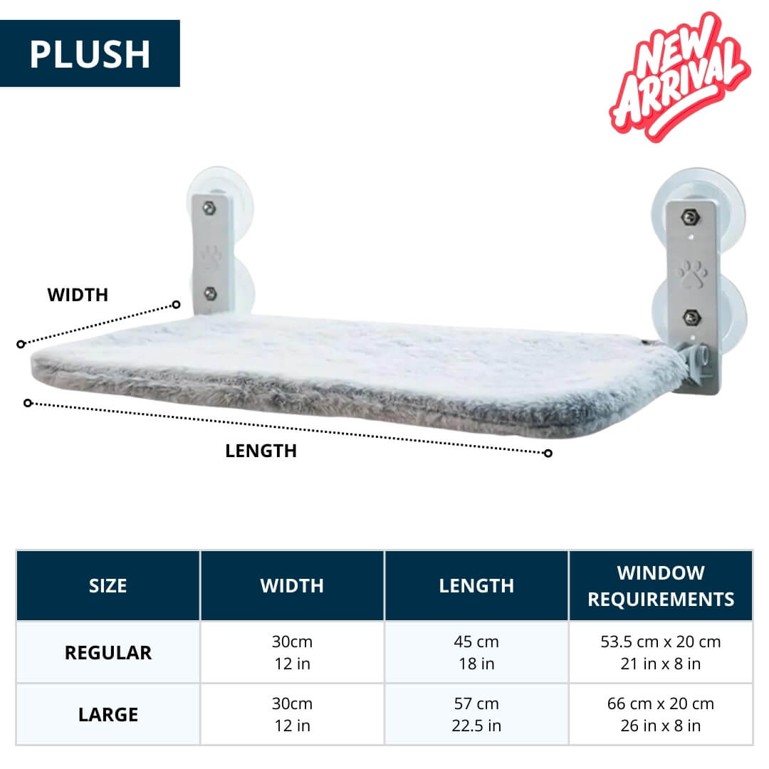 PawPerch - Hamac Chat Pliable Stylé sans Perçage