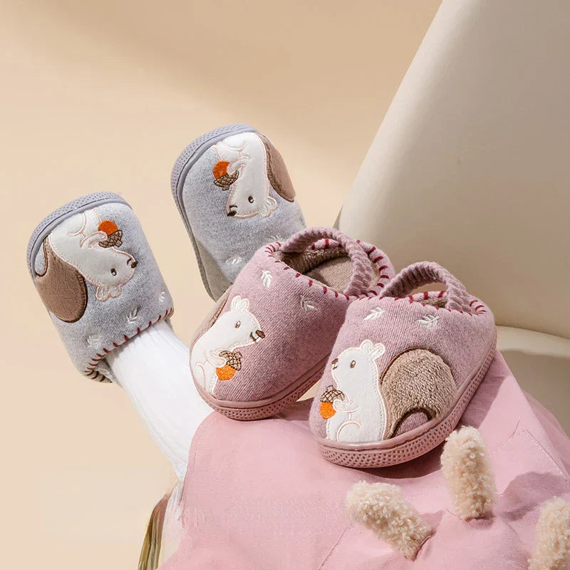 Mini Fashion - Chaussons Antidérapants Douillets pour Enfants