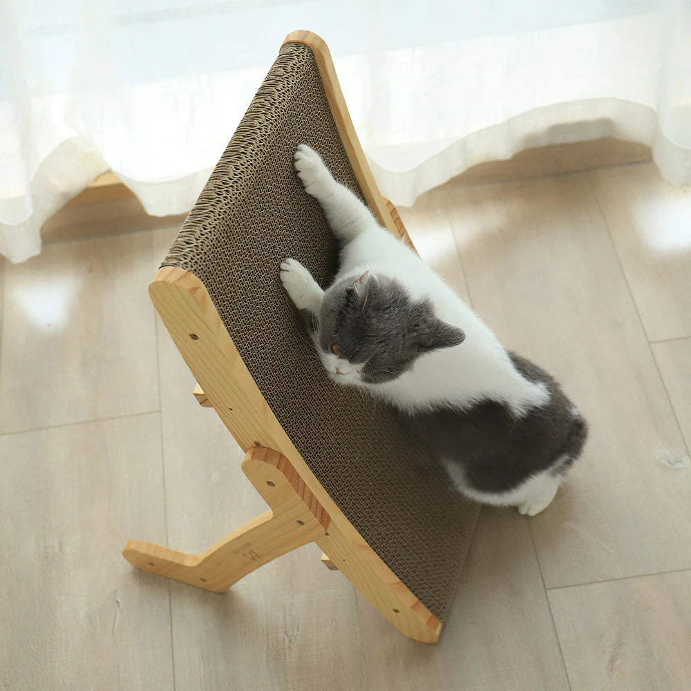 Smatch - Griffoir Chat Design Minimaliste Bois