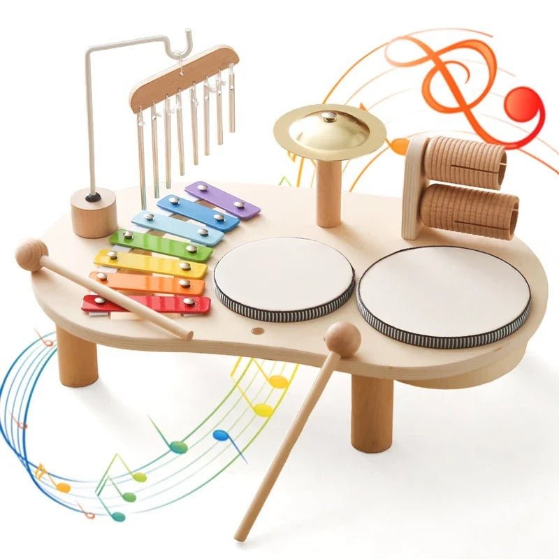 MiniMaestro Set – Jouet Musical Éducatif Bois pour Bébés