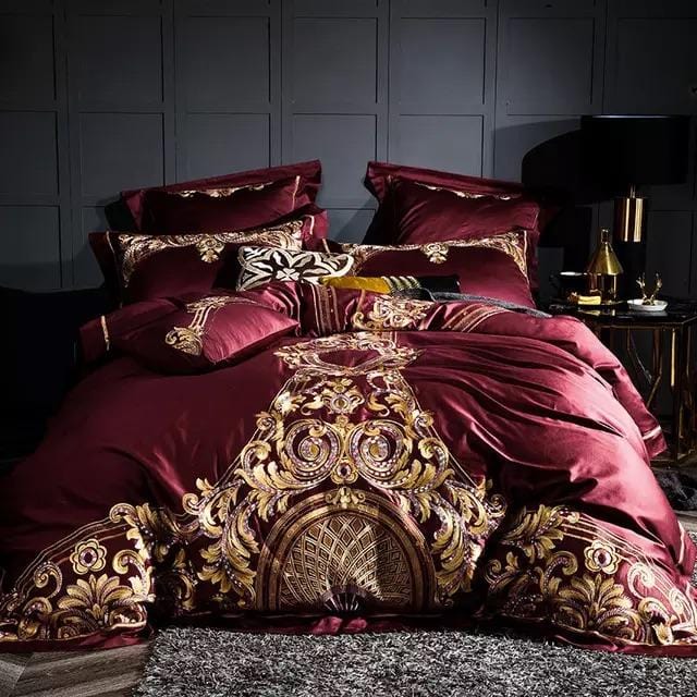 Golden Fier - Housse de couette de luxe en coton égyptien