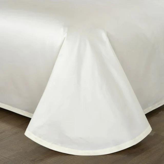 Serenity Cream - Parure de Housse de Couette de Luxe en Coton Égyptien
