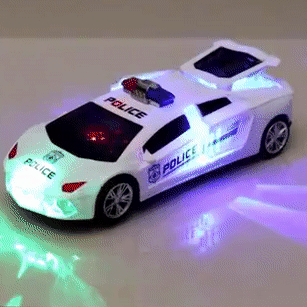SpeedGlider – Voiture Police LED 360° Sonore