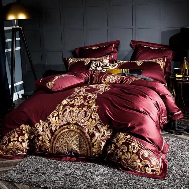 Golden Fier - Housse de couette de luxe en coton égyptien