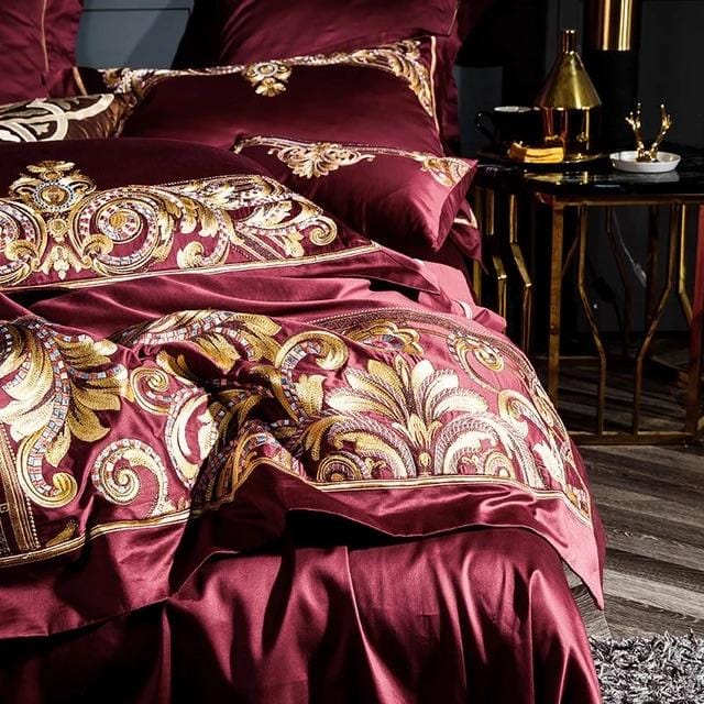 Golden Fier - Housse de couette de luxe en coton égyptien