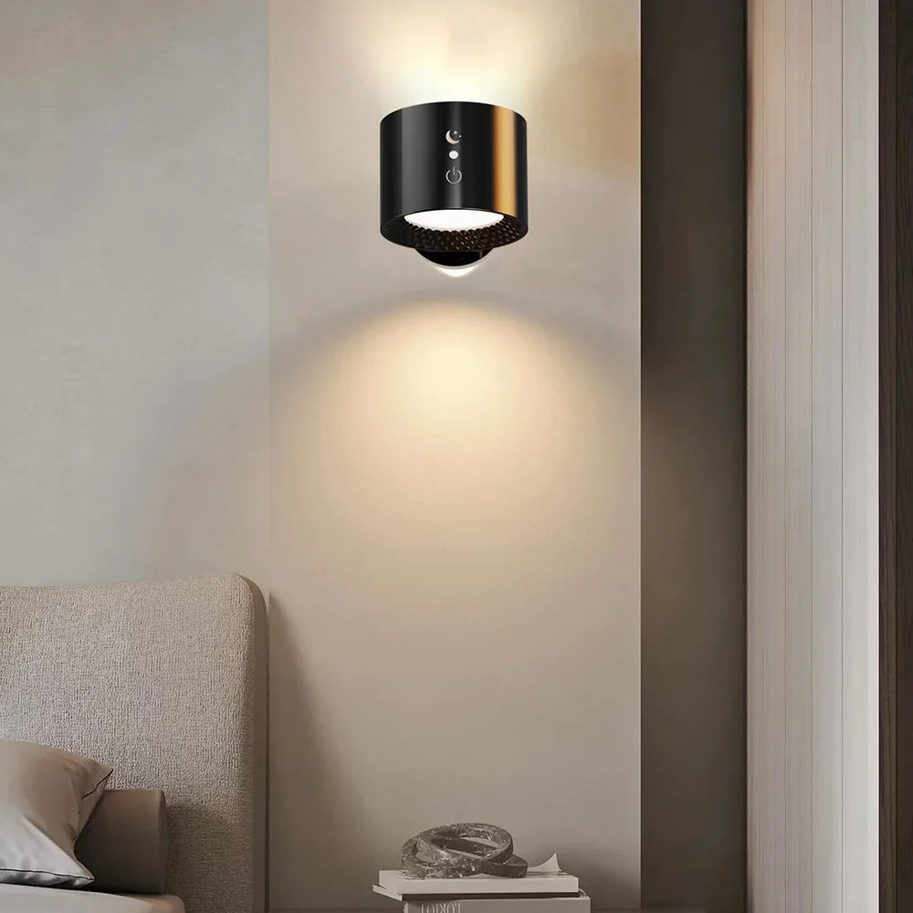 360° Upside Down - Applique murale LED sans fil rechargeable et orientable