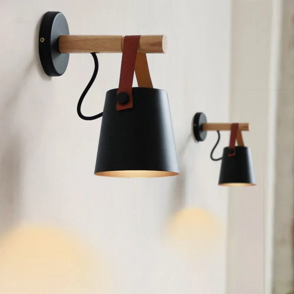 Nordic Light - Suspension scandinave en bois et metal