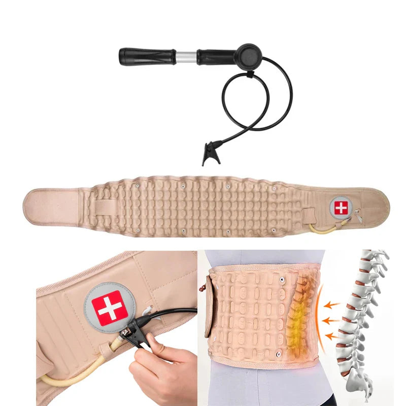 Ceinture de Décompression Chiropratique - Soulagement Immédiat des Douleurs Lombaires