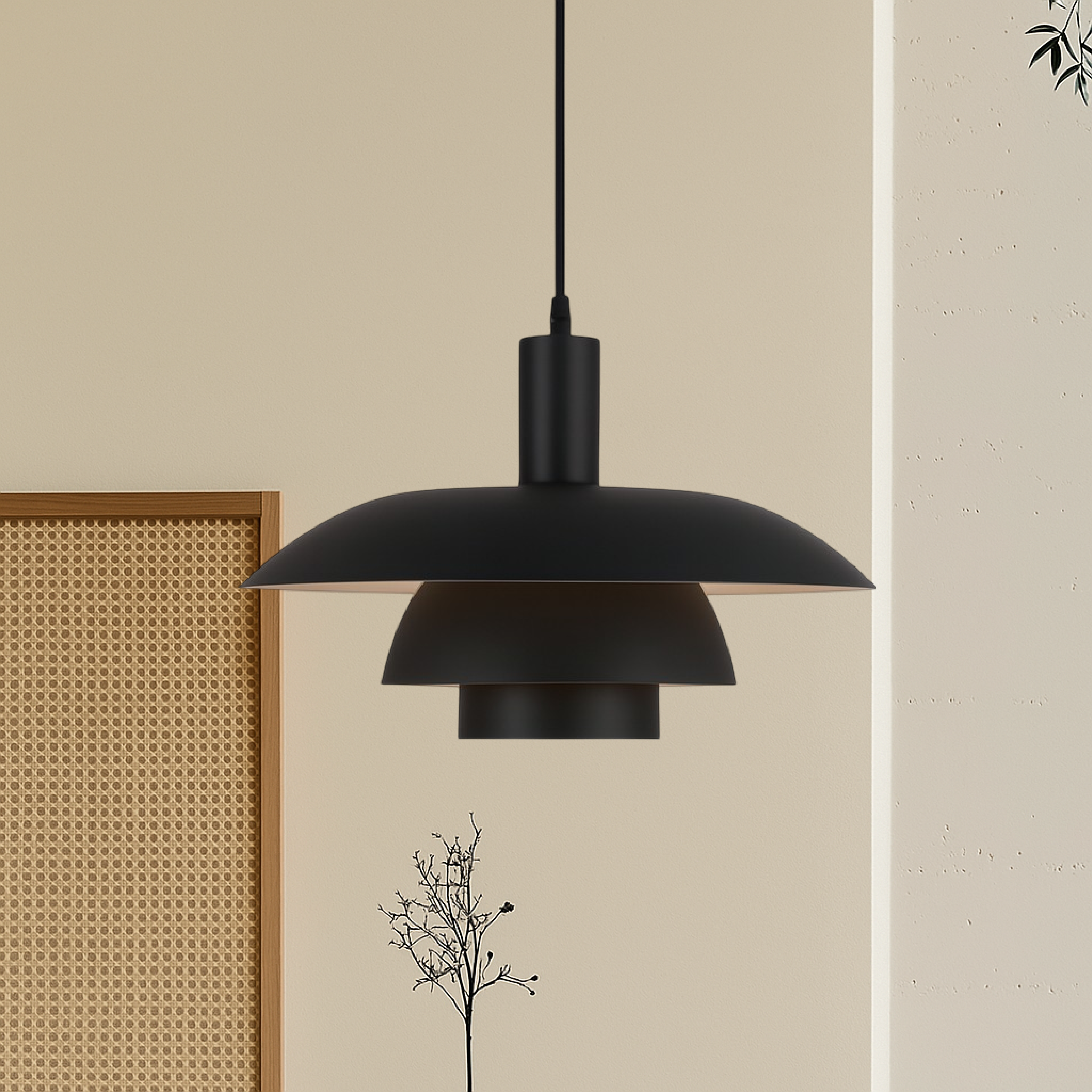Lampe suspendue de style danois d'Irda