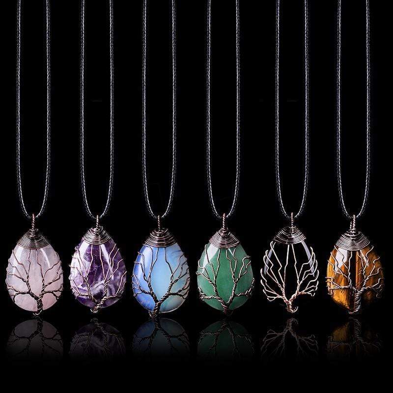 Velarien - Collier en aventurine, bijou boho fait main