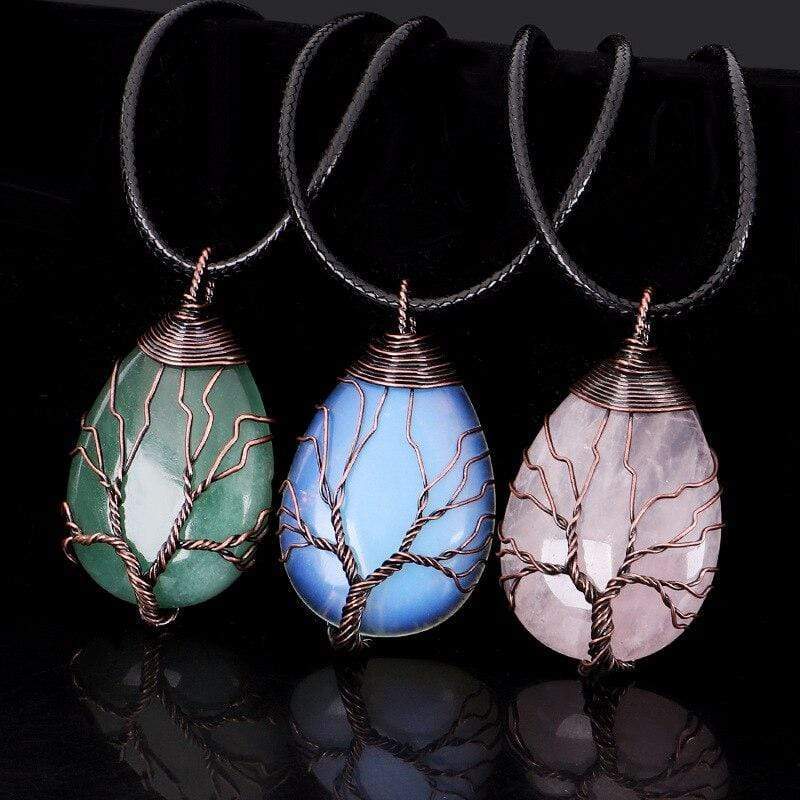 Velarien - Collier en aventurine, bijou boho fait main