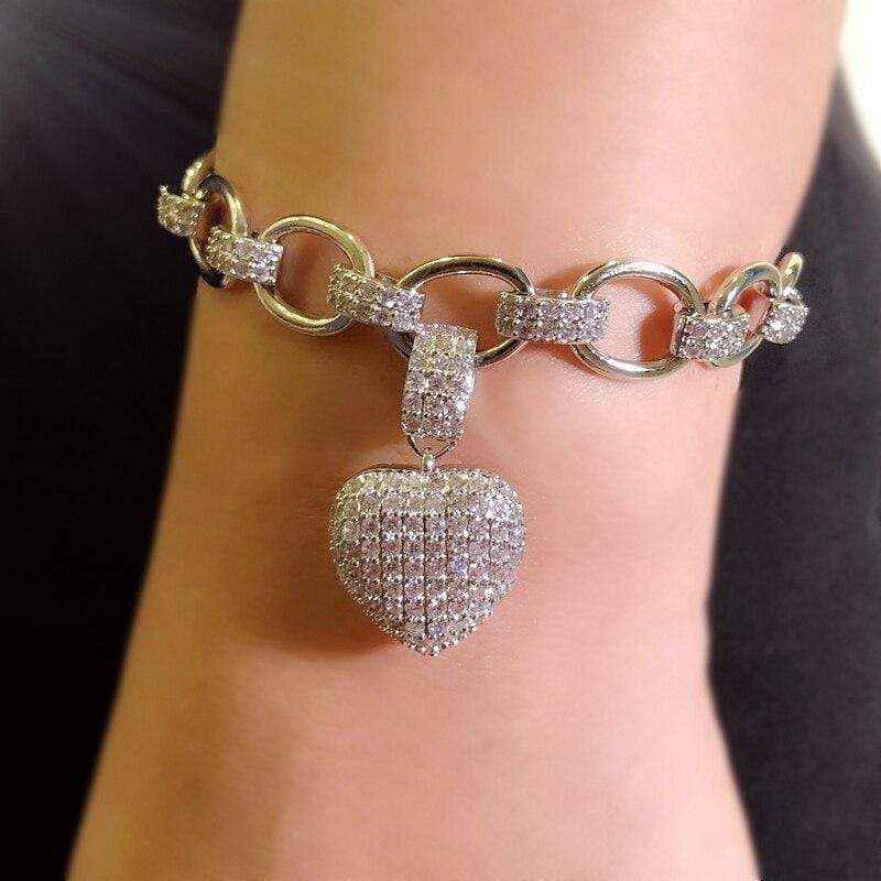 Elisette - Parure de bijoux en zircone pour femme