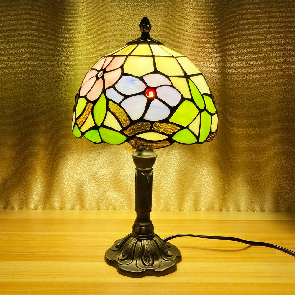 VitraLume Lampe – Lampe à Abat-Jour en Verre Vintage | Éclairage Élégant & Style Rétro