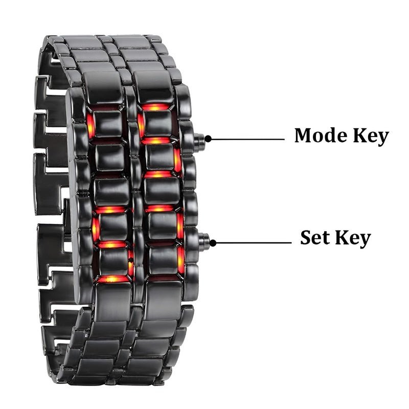 Lava Watch - Montre LED Tendance au Design Unique