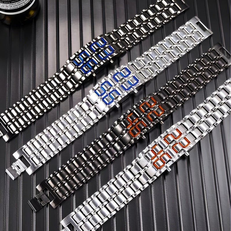Lava Watch - Montre LED Tendance au Design Unique