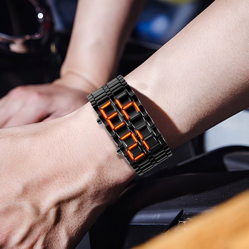 Lava Watch - Montre LED Tendance au Design Unique