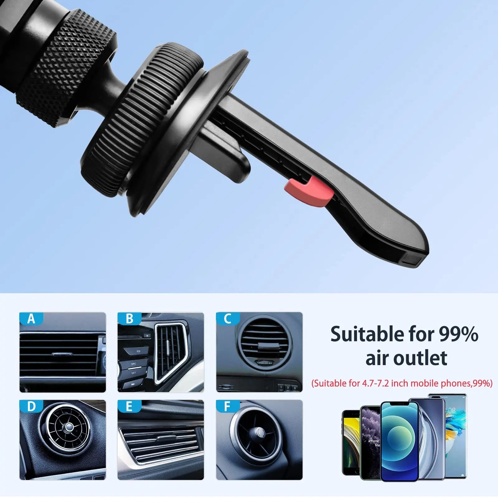 Brona Holder - Support Téléphone Voiture 360° Réglable