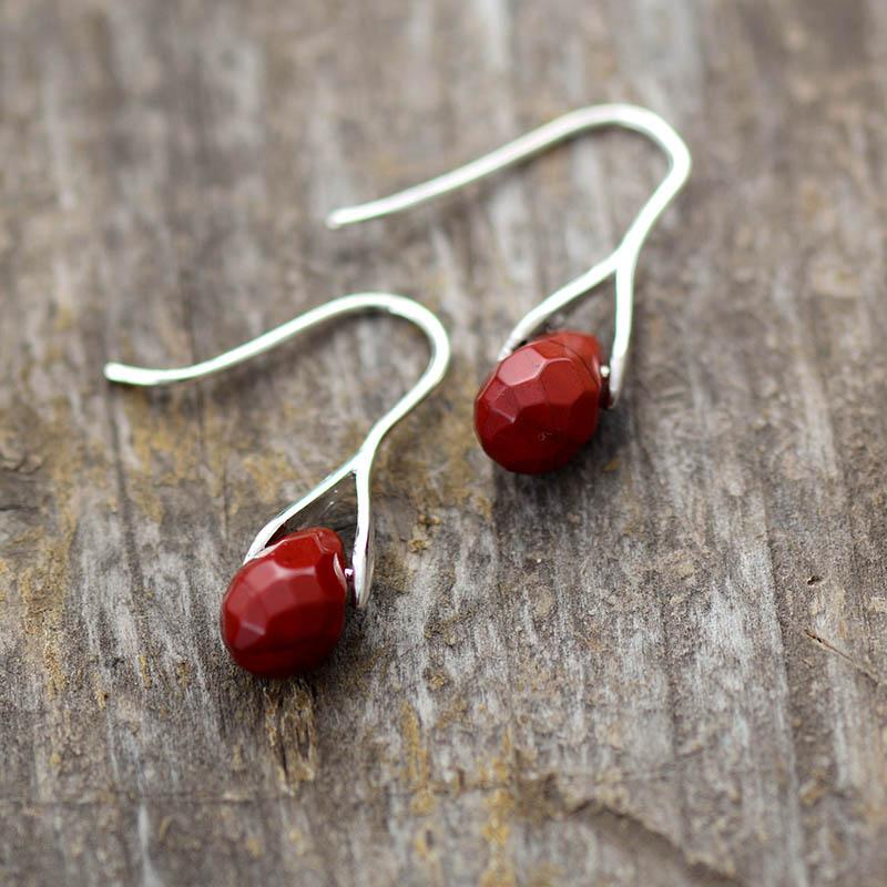 Serenella - Boucles pendantes en pierres naturelles
