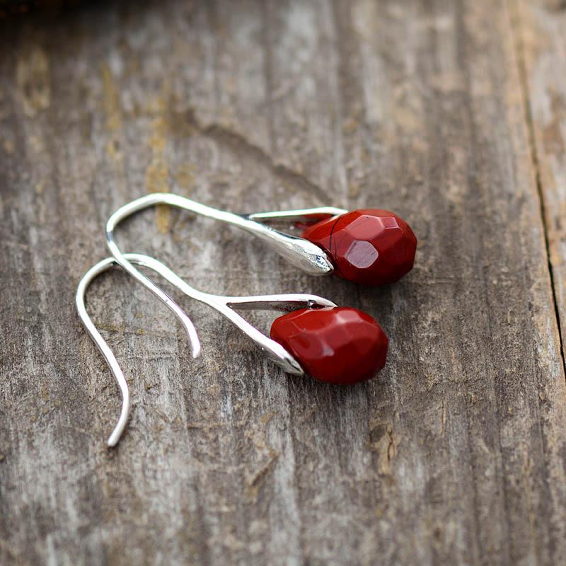 Serenella - Boucles pendantes en pierres naturelles