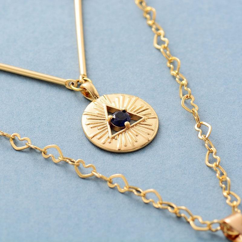 Althea Necklace – Collier Lapis Protecteur Élégant