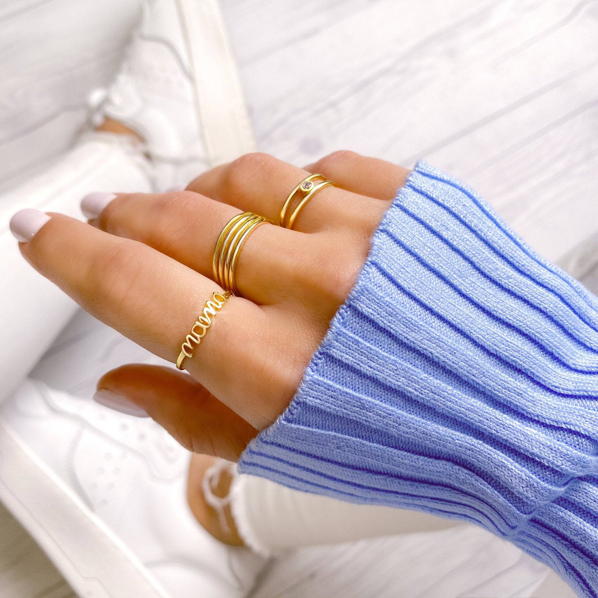 Emma - Bague Mama, symbole d'amour pour les mamans
