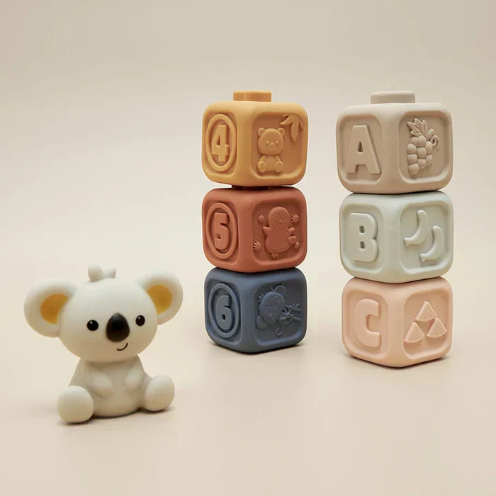 CubbyStack – Jouet Éducatif Bébé Silicone